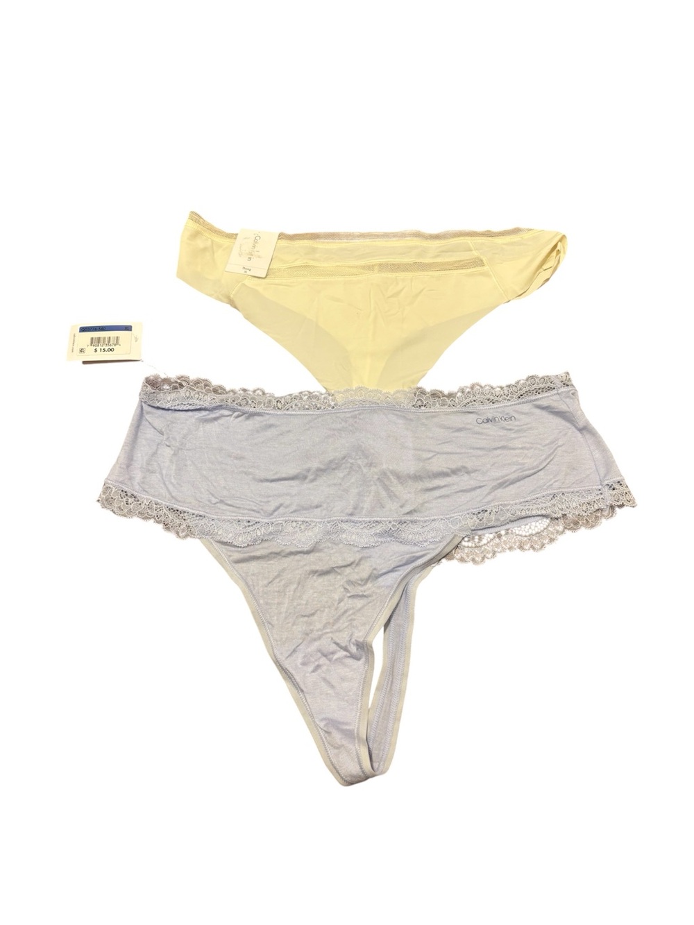 Calvin Klein 2 Pairs Women’s Thongs XL NWT
